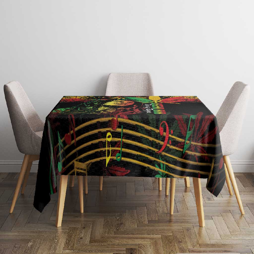 King Of Reggae Legend Bob Tablecloth Rasta Cannabis - African Pride