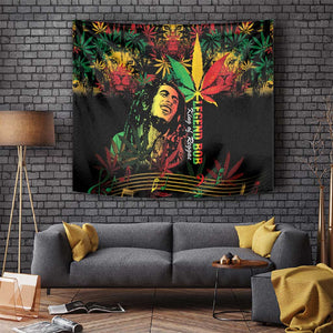 King Of Reggae Legend Bob Tapestry Rasta Cannabis - African Pride