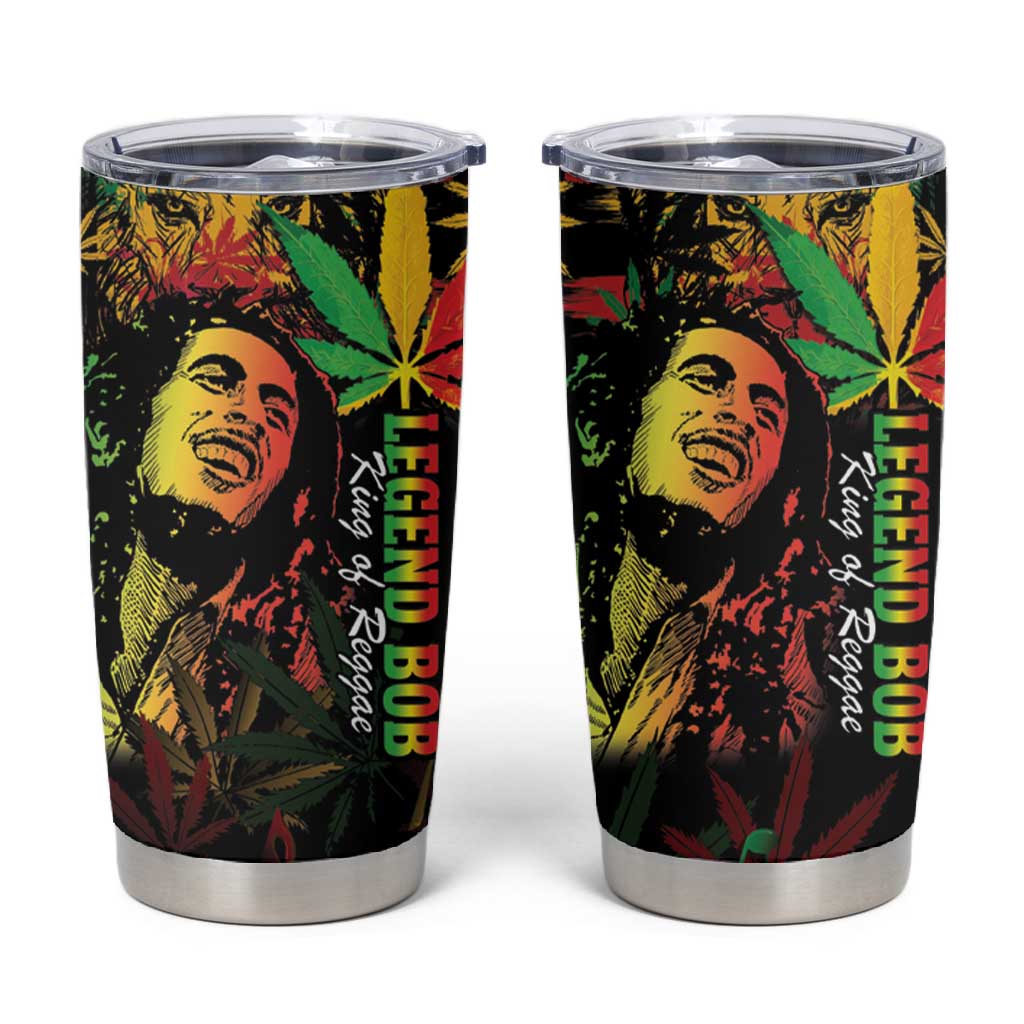 King Of Reggae Legend Bob Tumbler Cup Rasta Cannabis - African Pride