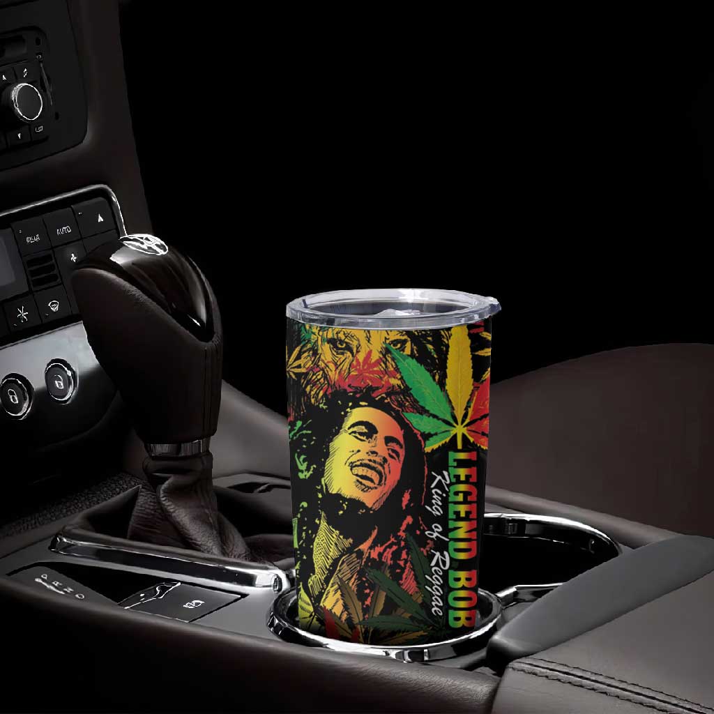 King Of Reggae Legend Bob Tumbler Cup Rasta Cannabis - African Pride