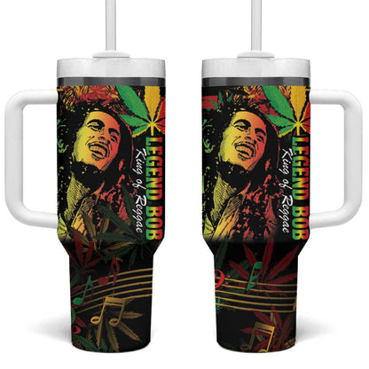 King Of Reggae Legend Bob Tumbler With Handle Rasta Cannabis - African Pride