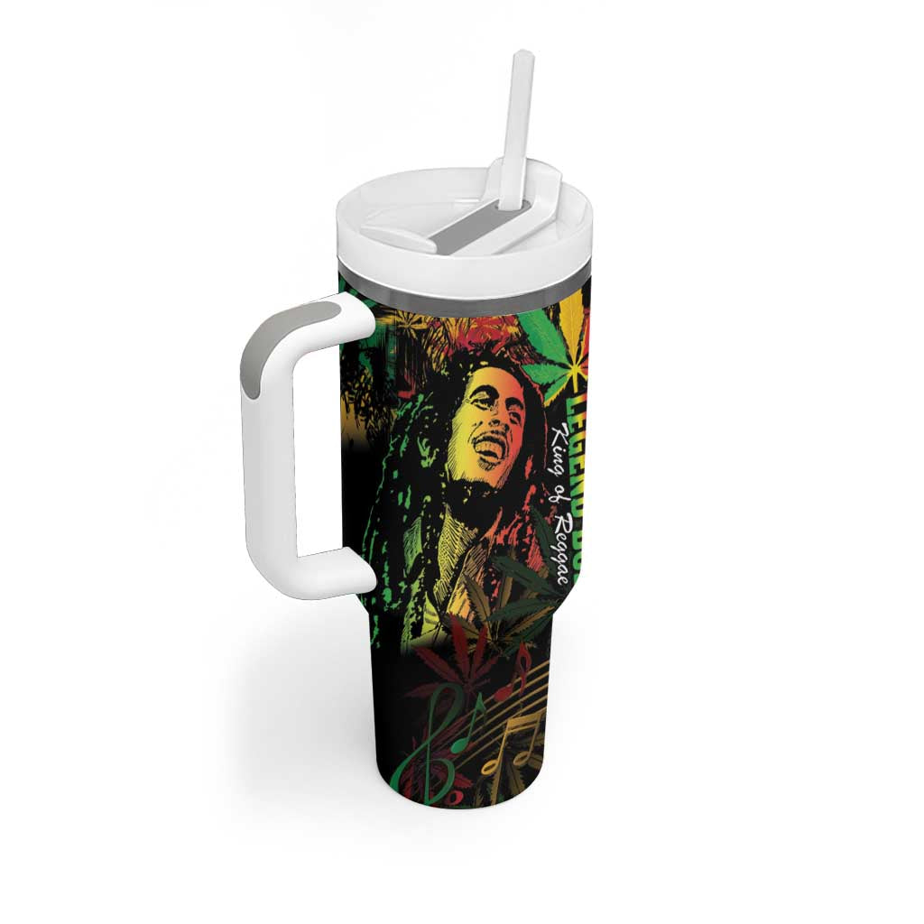 King Of Reggae Legend Bob Tumbler With Handle Rasta Cannabis - African Pride