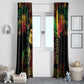 King Of Reggae Legend Bob Window Curtain Rasta Cannabis - African Pride