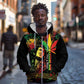 King Of Reggae Legend Bob Zip Hoodie Rasta Cannabis - African Pride