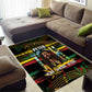 Jamaica Reggae Legend Tosh Area Rug Cannabis Pattern - African Pride