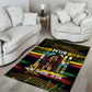 Jamaica Reggae Legend Tosh Area Rug Cannabis Pattern - African Pride