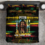 Jamaica Reggae Legend Tosh Bedding Set Cannabis Pattern - African Pride