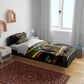 Jamaica Reggae Legend Tosh Bedding Set Cannabis Pattern - African Pride