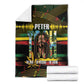 Jamaica Reggae Legend Tosh Blanket Cannabis Pattern - African Pride