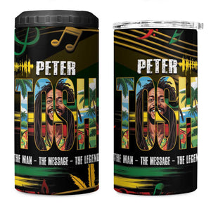 Jamaica Reggae Legend Tosh 4 in 1 Can Cooler Tumbler Cannabis Pattern - African Pride