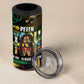Jamaica Reggae Legend Tosh 4 in 1 Can Cooler Tumbler Cannabis Pattern - African Pride