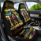 Jamaica Reggae Legend Tosh Car Seat Cover Cannabis Pattern - African Pride