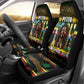 Jamaica Reggae Legend Tosh Car Seat Cover Cannabis Pattern - African Pride