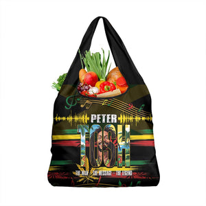 Jamaica Reggae Legend Tosh Grocery Bag Cannabis Pattern - African Pride