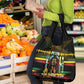 Jamaica Reggae Legend Tosh Grocery Bag Cannabis Pattern - African Pride