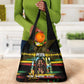 Jamaica Reggae Legend Tosh Grocery Bag Cannabis Pattern - African Pride