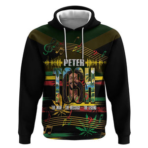 Jamaica Reggae Legend Tosh Hoodie Cannabis Pattern - African Pride