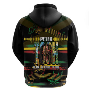 Jamaica Reggae Legend Tosh Hoodie Cannabis Pattern - African Pride