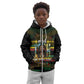 Jamaica Reggae Legend Tosh Kid Hoodie Cannabis Pattern - African Pride