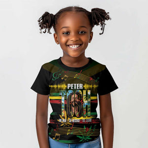Jamaica Reggae Legend Tosh Kid T shirt Cannabis Pattern - African Pride