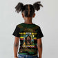 Jamaica Reggae Legend Tosh Kid T shirt Cannabis Pattern - African Pride