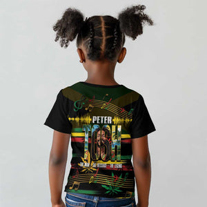 Jamaica Reggae Legend Tosh Kid T shirt Cannabis Pattern - African Pride