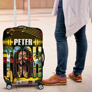 Jamaica Reggae Legend Tosh Luggage Cover Cannabis Pattern - African Pride