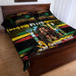 Jamaica Reggae Legend Tosh Quilt Bed Set Cannabis Pattern - African Pride