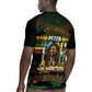 Jamaica Reggae Legend Tosh Rugby Jersey Cannabis Pattern - African Pride