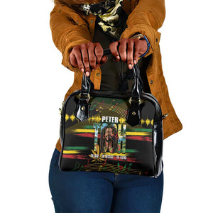 Jamaica Reggae Legend Tosh Shoulder Handbag Cannabis Pattern - African Pride