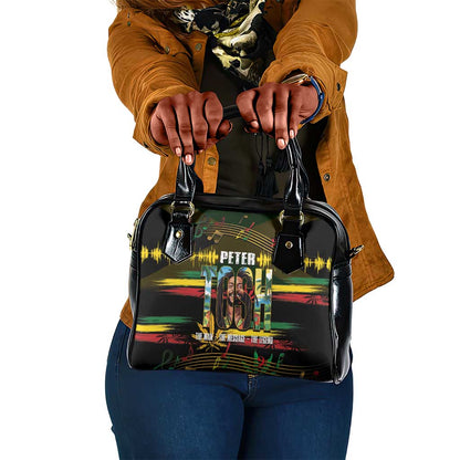Jamaica Reggae Legend Tosh Shoulder Handbag Cannabis Pattern - African Pride