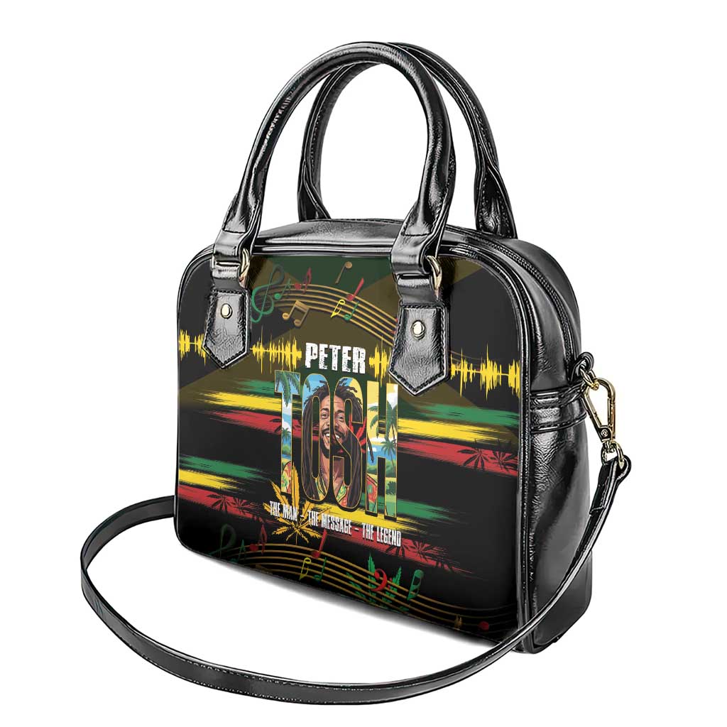 Jamaica Reggae Legend Tosh Shoulder Handbag Cannabis Pattern - African Pride