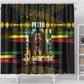 Jamaica Reggae Legend Tosh Shower Curtain Cannabis Pattern - African Pride