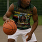 Jamaica Reggae Legend Tosh Sleeveless Hoodie Cannabis Pattern - African Pride