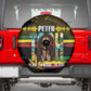 Jamaica Reggae Legend Tosh Spare Tire Cover Cannabis Pattern - African Pride