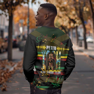 Jamaica Reggae Legend Tosh Sweatshirt Cannabis Pattern - African Pride
