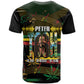 Jamaica Reggae Legend Tosh T shirt Cannabis Pattern - African Pride