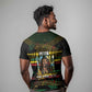 Jamaica Reggae Legend Tosh T shirt Cannabis Pattern - African Pride