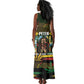 Jamaica Reggae Legend Tosh Tank Maxi Dress Cannabis Pattern - African Pride