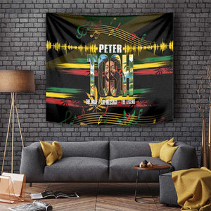 Jamaica Reggae Legend Tosh Tapestry Cannabis Pattern - African Pride