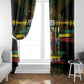 Jamaica Reggae Legend Tosh Window Curtain Cannabis Pattern - African Pride