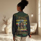 Jamaica Reggae Legend Tosh Women Casual Shirt Cannabis Pattern - African Pride