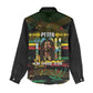 Jamaica Reggae Legend Tosh Women Casual Shirt Cannabis Pattern - African Pride