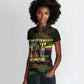 Jamaica Reggae Legend Tosh Women Polo Shirt Cannabis Pattern - African Pride