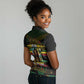 Jamaica Reggae Legend Tosh Women Polo Shirt Cannabis Pattern - African Pride