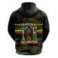 Jamaica Reggae Legend Tosh Zip Hoodie Cannabis Pattern - African Pride