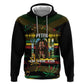 Jamaica Reggae Legend Tosh Zip Hoodie Cannabis Pattern - African Pride
