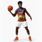 Personalised Eswatini Independence Day Basketball Jersey Swaziland Nguni Shield Gradient African Pattern - African Pride