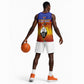 Personalised Eswatini Independence Day Basketball Jersey Swaziland Nguni Shield Gradient African Pattern - African Pride