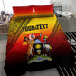 Personalised Uganda Independence Day Bedding Set Jamhuri ya Uganda Coat Of Arms